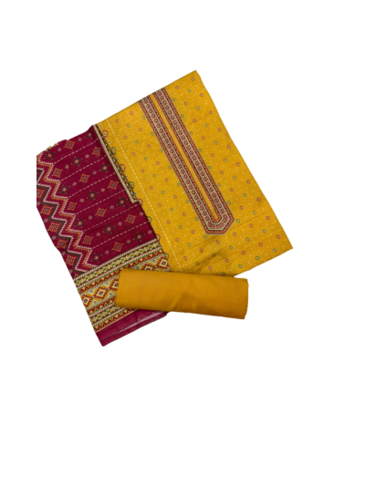 Sunberry Bloom – 3PC Unstitched Lawn Suit